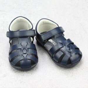 NWT Angel Kids‎ Dark Blue Fisherman  Sandals Size 6